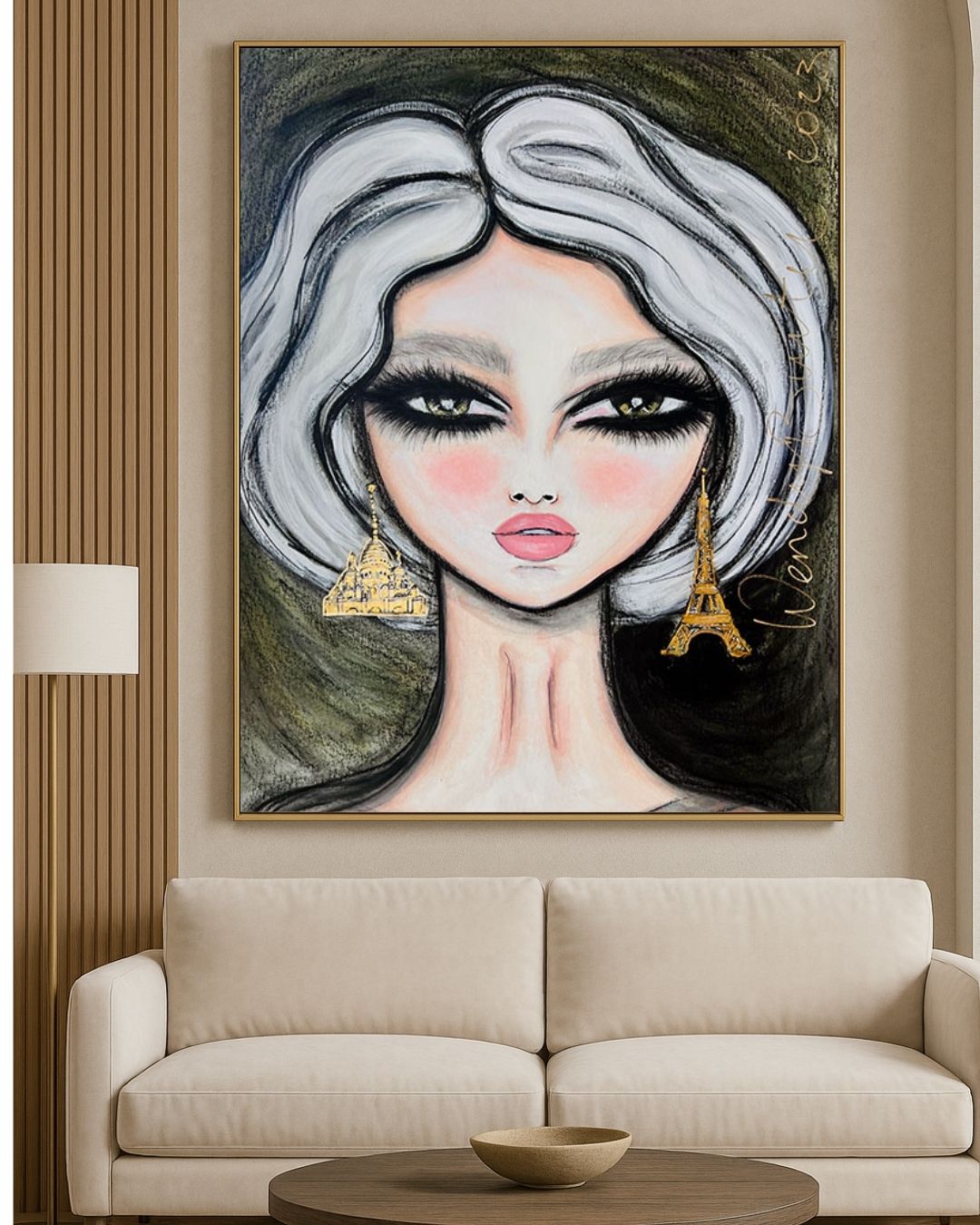Paris Velvet Wall Art