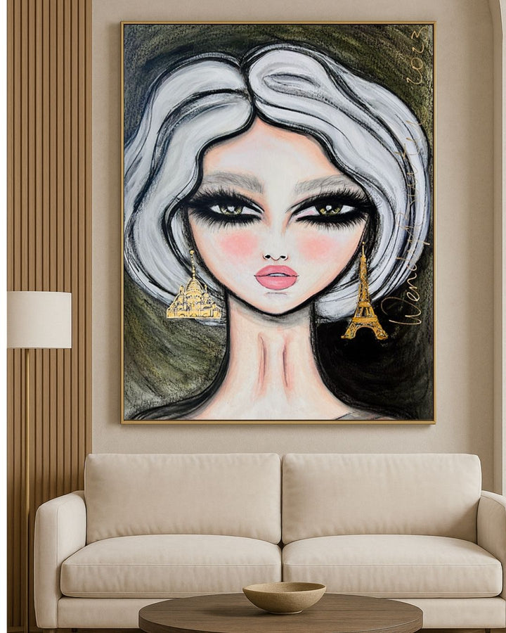 Paris Velvet Wall Art