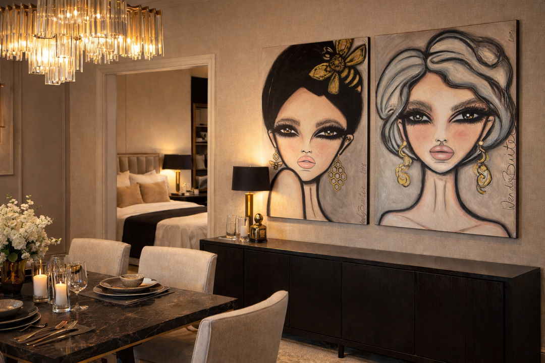 Symphony in White Velvet Wall Art