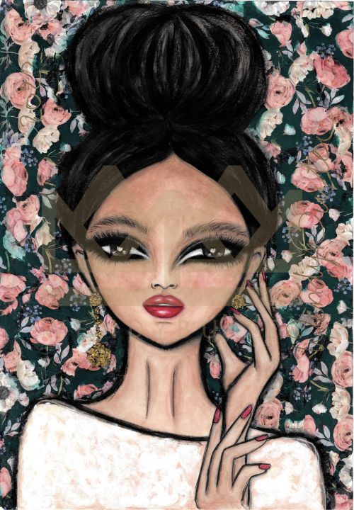 A rose, is a rose, is a rose Velvet Wall Art