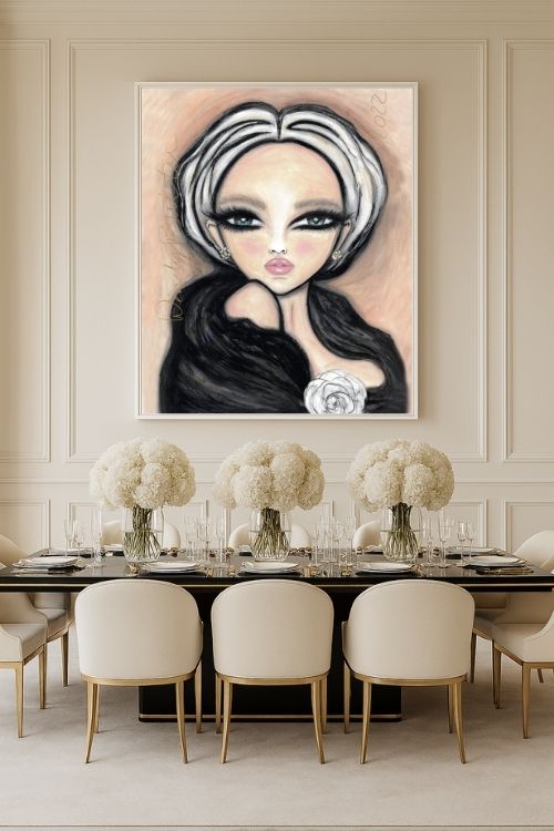 La Grande Dame Velvet Wall Art