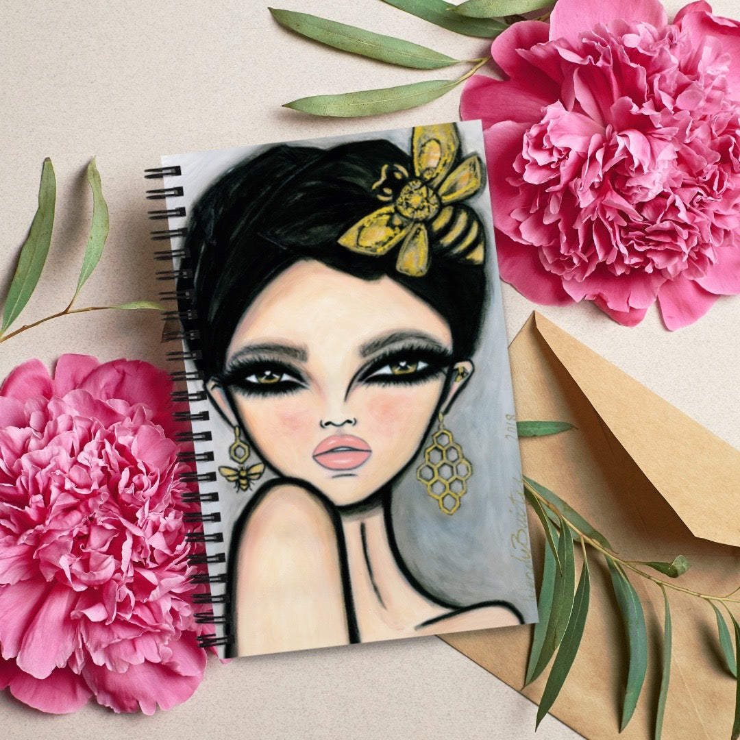 Spiral notebook Queen Bee