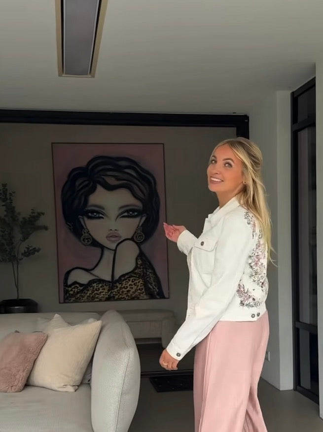 Gucci Galore fluwelen wanddecoratie