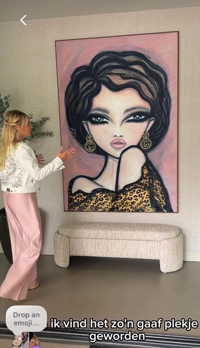 Gucci Galore fluwelen wanddecoratie