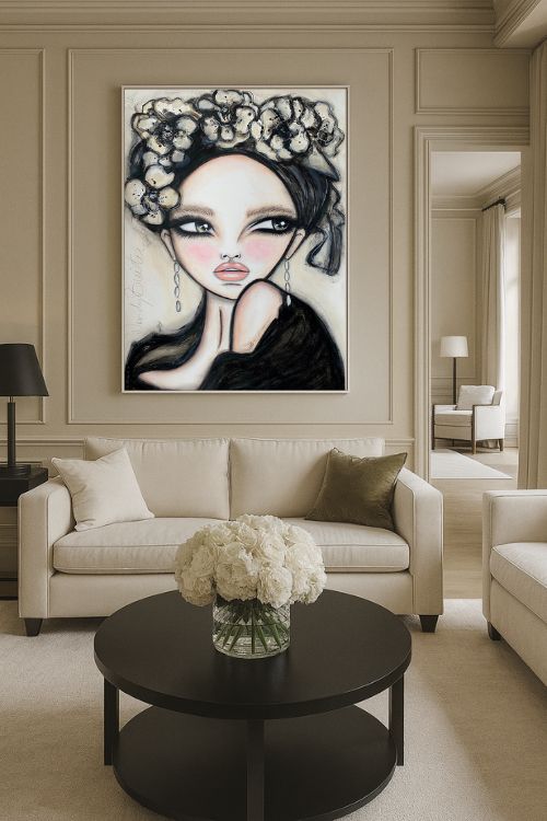 In Bloom Velvet Wall Art