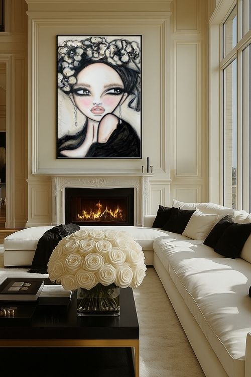 In Bloom Velvet Wall Art