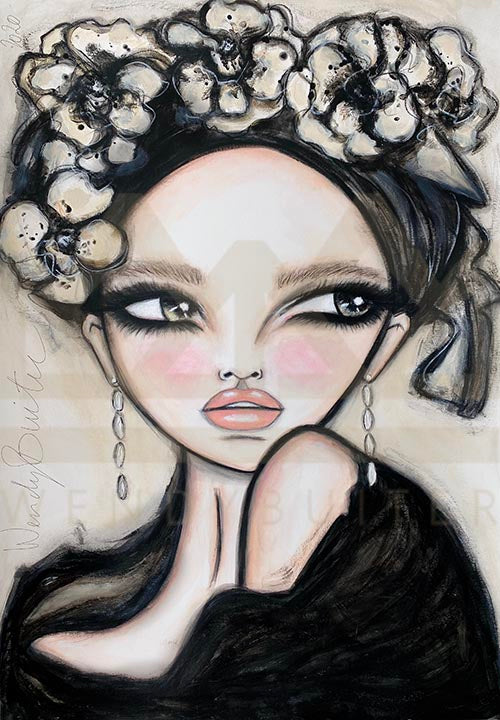In Bloom Velvet Wall Art