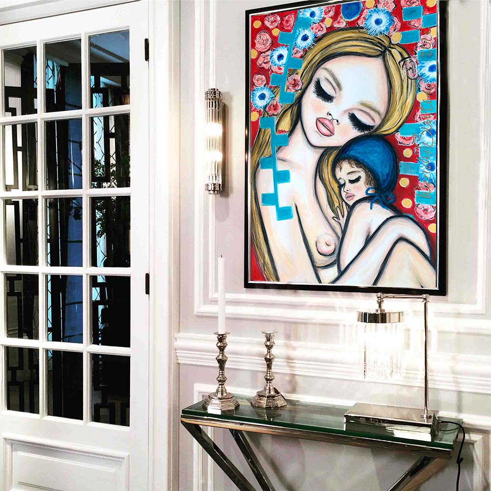 Infinite Love Velvet Wall Art