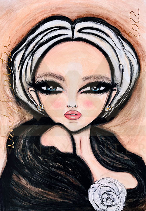 La Grande Dame Velvet Wall Art