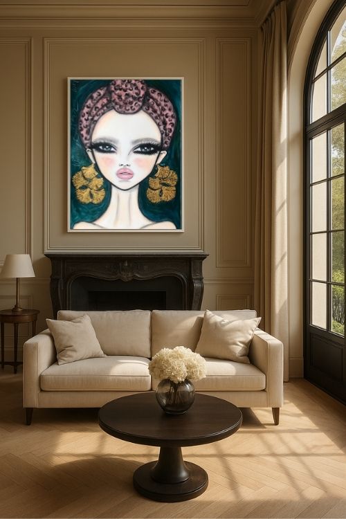 Las Palmas Velvet Wall Art