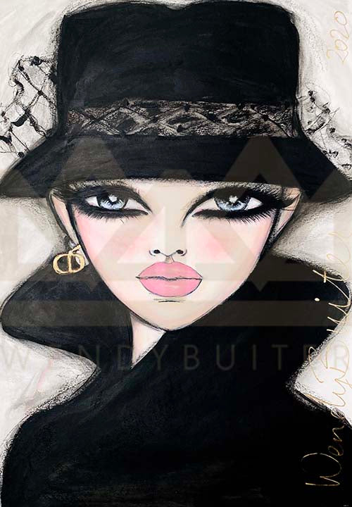 Miss Dior Velvet Wall Art