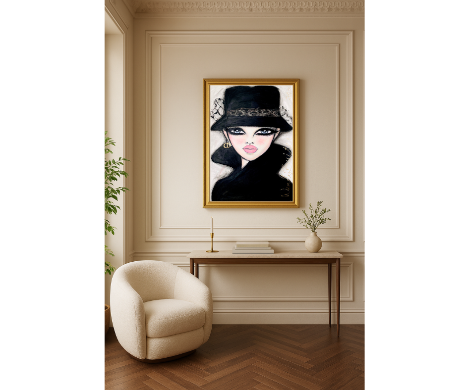Miss Dior Velvet Wall Art