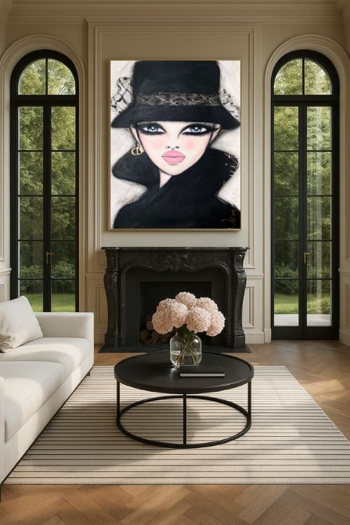 Miss Dior Velvet Wall Art