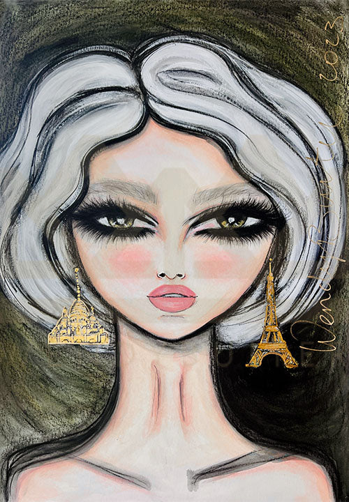Paris Velvet Wall Art