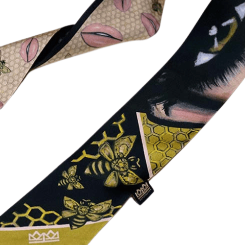 Silk Scarf Queen Bee