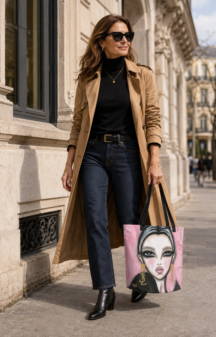Large Tote Bag with inside pocket Saint Laurent