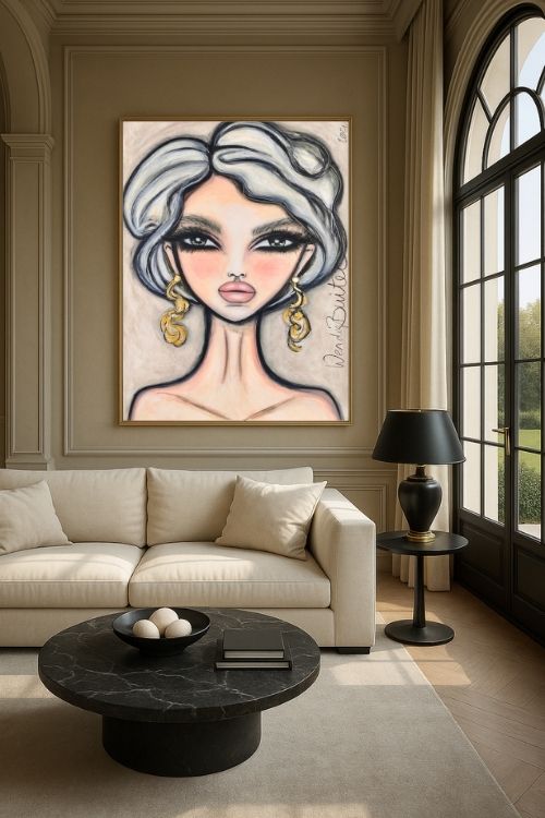 Symphony in White Velvet Wall Art