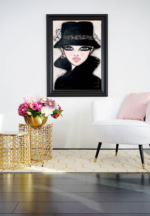 Miss Dior Velvet Wall Art