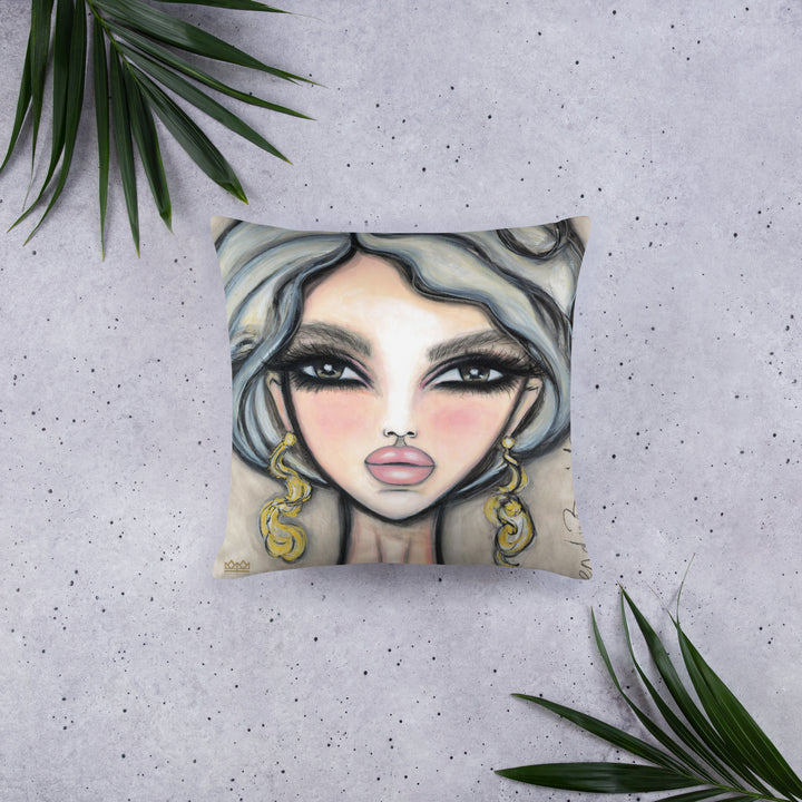 Pillow (stuffed) Queen Bee | Symphony in White