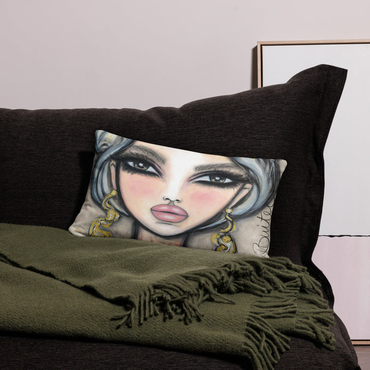 Pillow (stuffed) Queen Bee | Symphony in White
