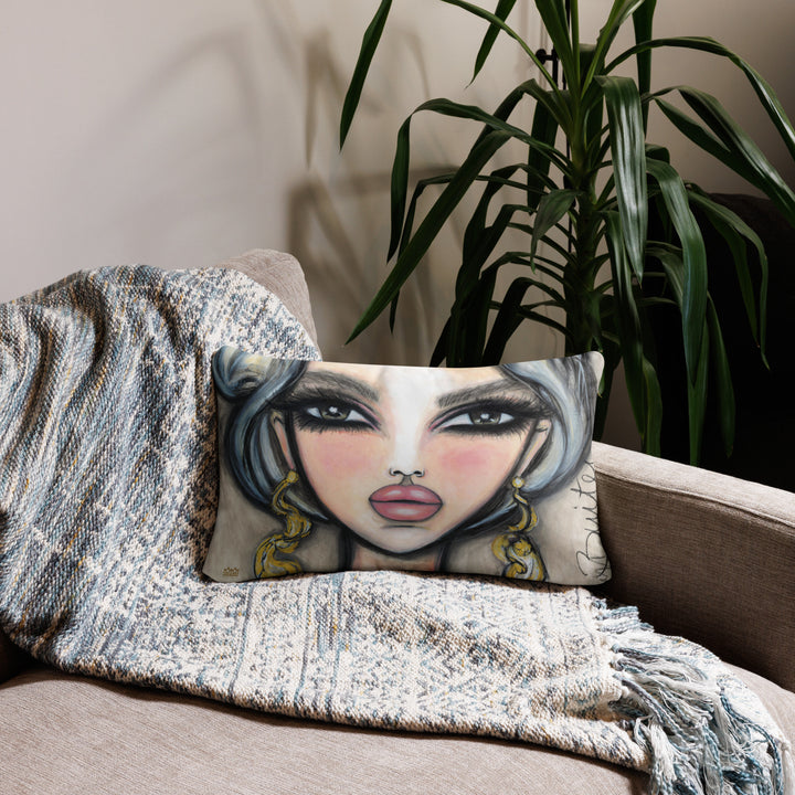 Pillow (stuffed) Queen Bee | Symphony in White
