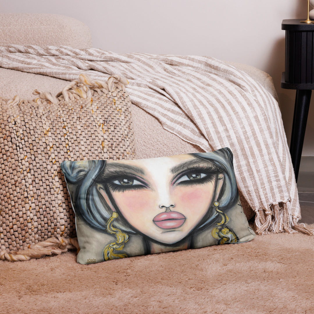 Pillow (stuffed) Queen Bee | Symphony in White