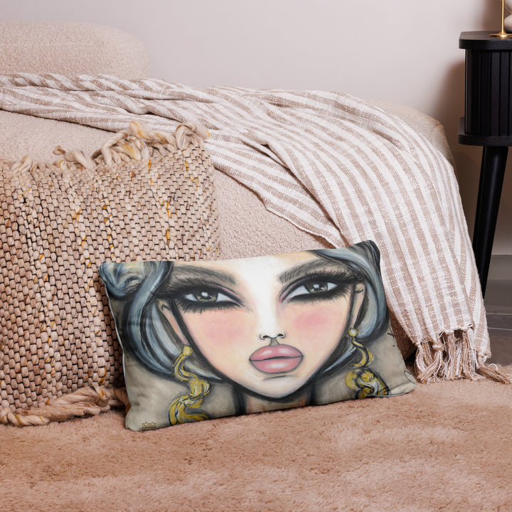 Pillow (stuffed) Queen Bee | Symphony in White