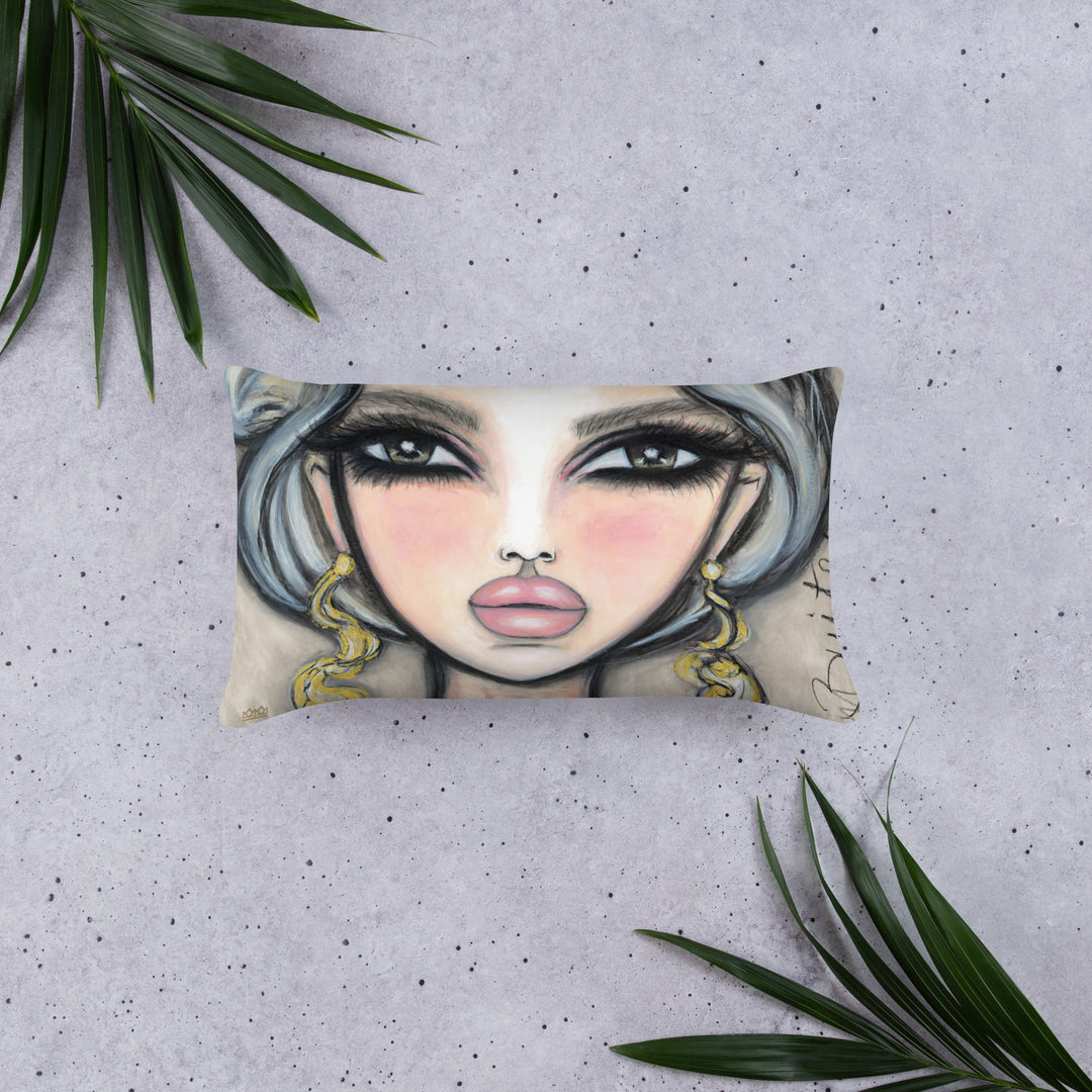 Pillow (stuffed) Queen Bee | Symphony in White