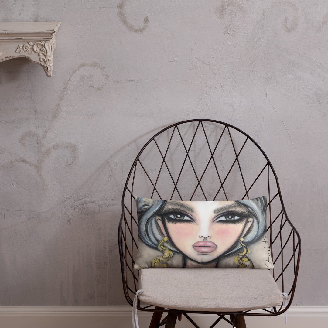 Pillow (stuffed) Queen Bee | Symphony in White