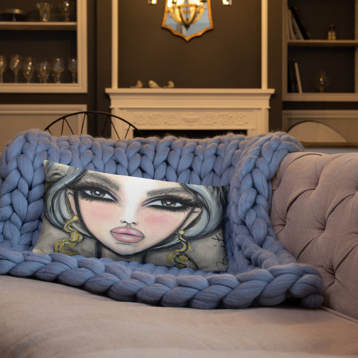 Pillow (stuffed) Queen Bee | Symphony in White