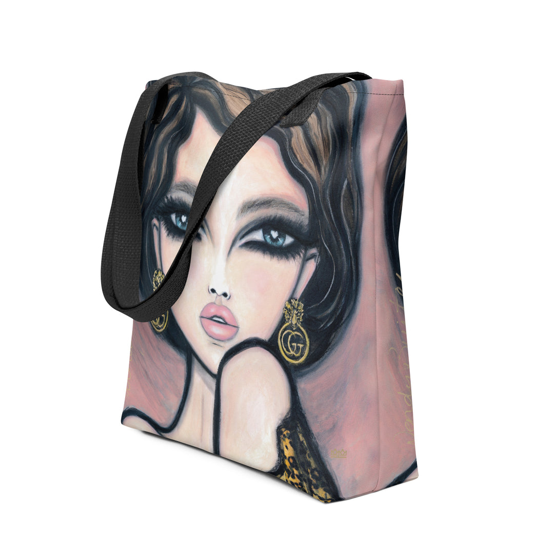 Front view of the Galore Medium Art Tote Bag