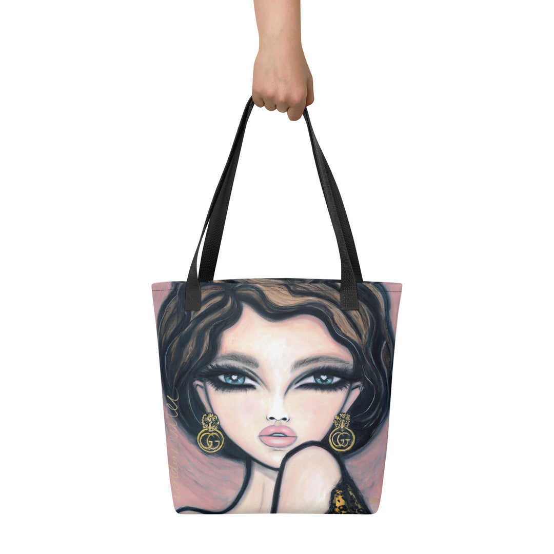 Galore Medium Art Tote Bag on a neutral background