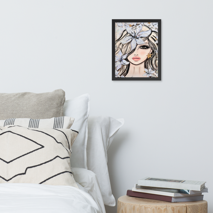 Fleur du Voile - Framed Art Print