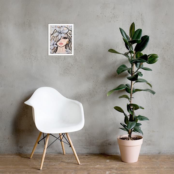 Fleur du Voile - Framed Art Print