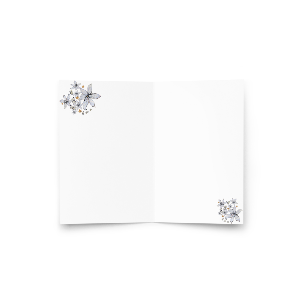 Fleur du Voile - Greeting card - Lavender Veil