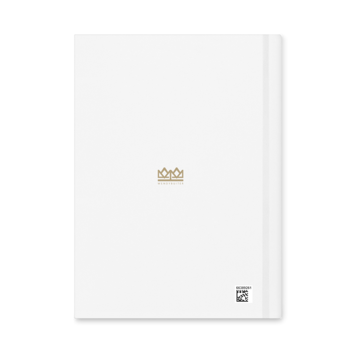 Hardcover journal Camélia Blanc