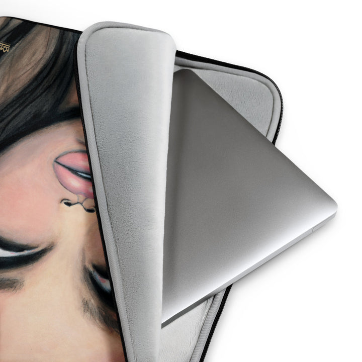 Detail view of the 13-inch Harmony Art Laptop Sleeve