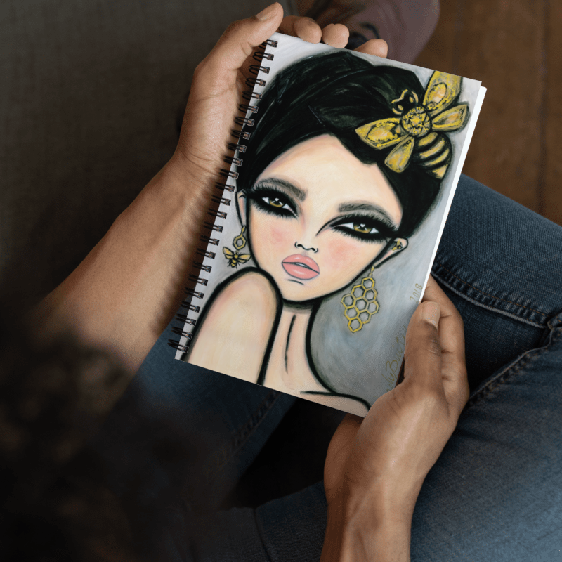 Spiral notebook Queen Bee