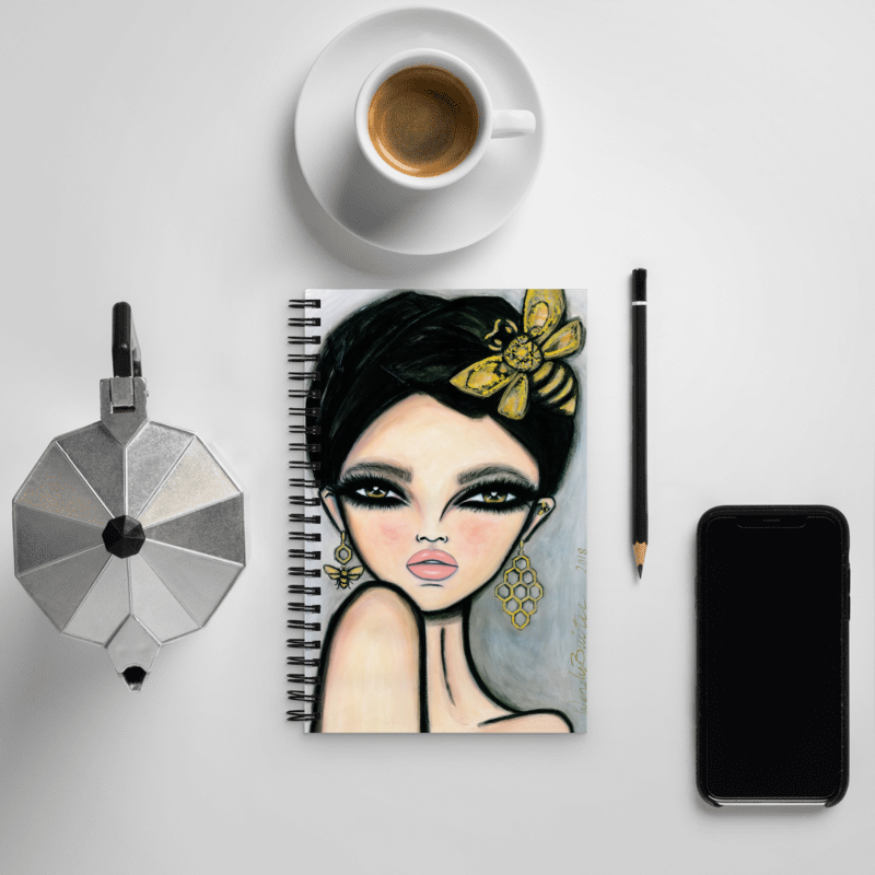 Spiral notebook Queen Bee