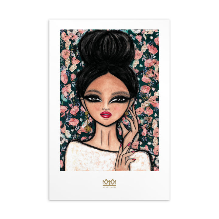 Art card A rose is a rose, is a rose