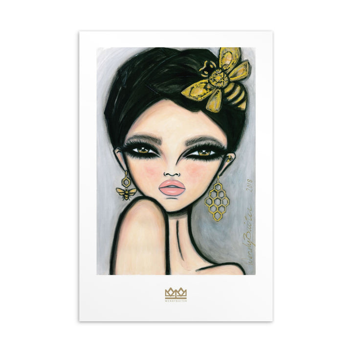 Art card Queen Bee